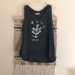 MADEWELL size small forest green tank top